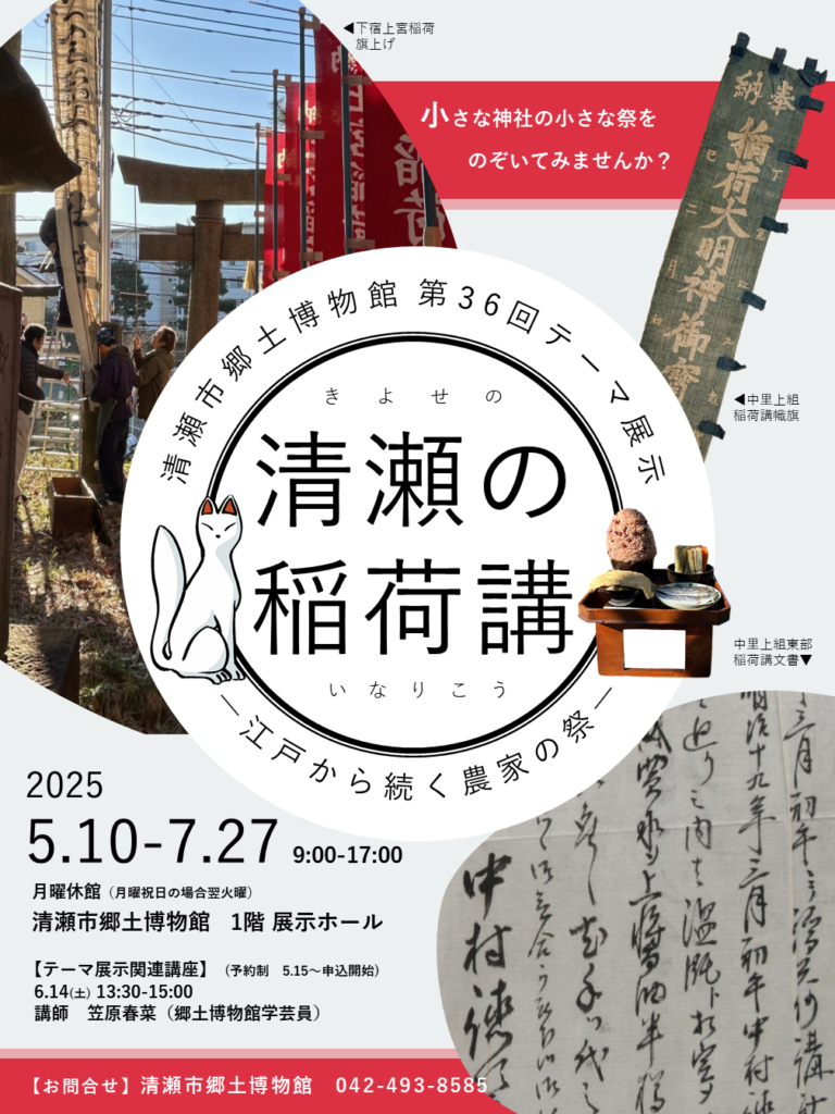 第36回テーマ展示 「清瀬の稲荷講―江戸から続く農家の祭―」